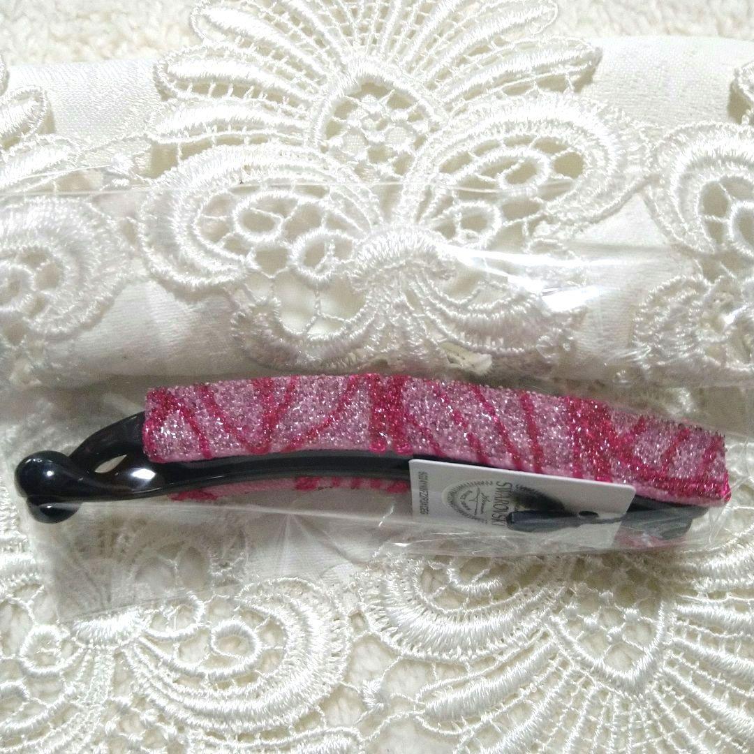 【新品・未開封】 コンプレックスビズ　バナナクリップ　SWAROVSKI★ピンク