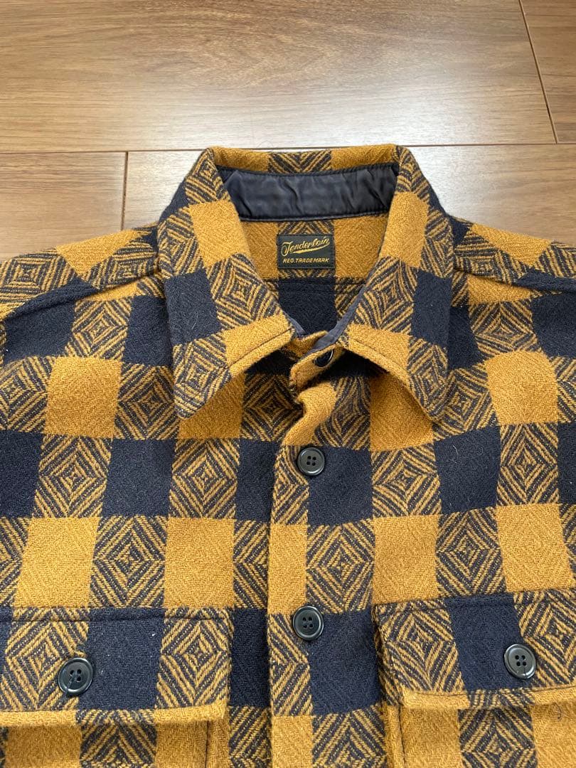 TENDERLOIN テンダーロイン バッファローチェック CPO マスタード