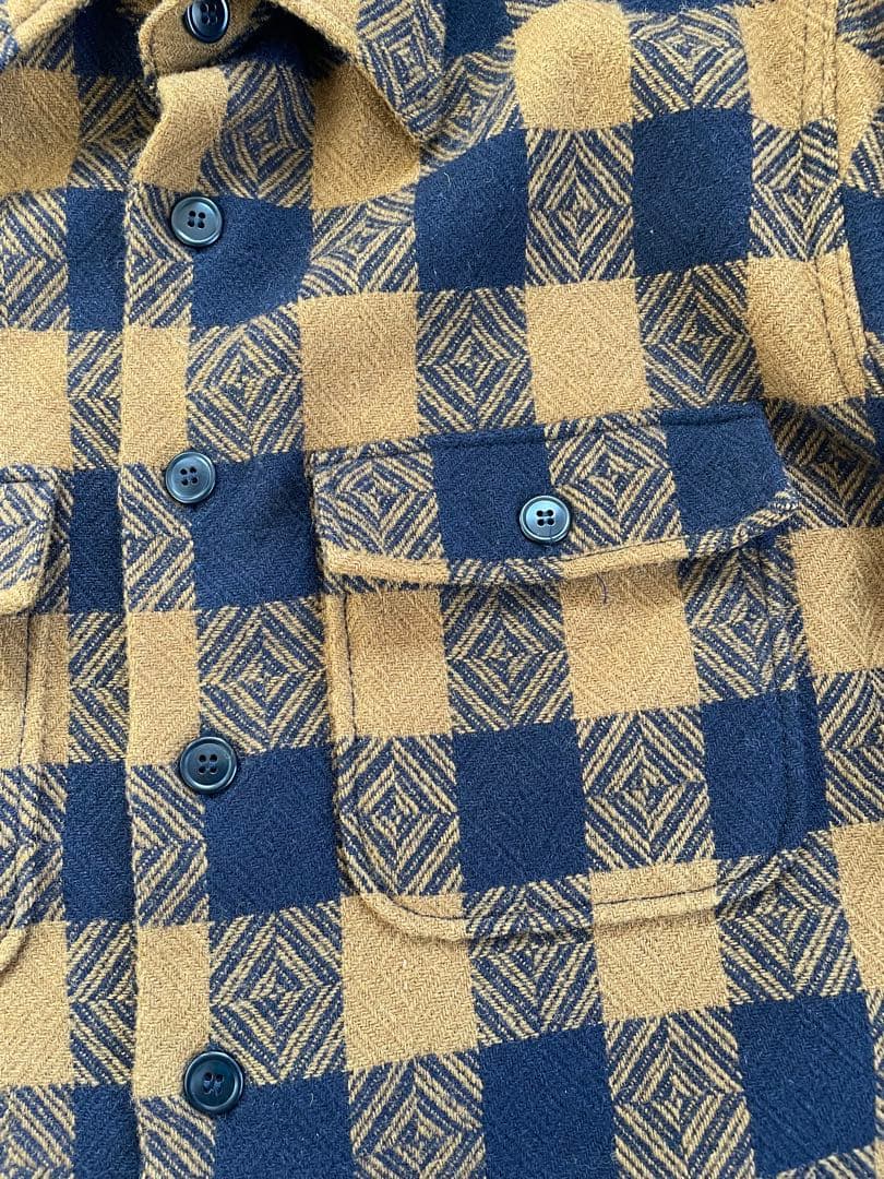 TENDERLOIN テンダーロイン バッファローチェック CPO マスタード