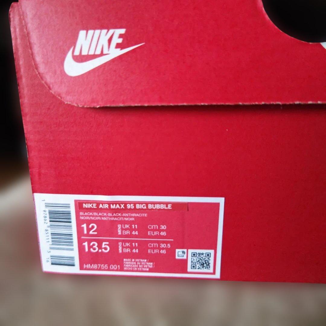 靴 Air Max 95 OG Big Bubble \"Triple Black\"