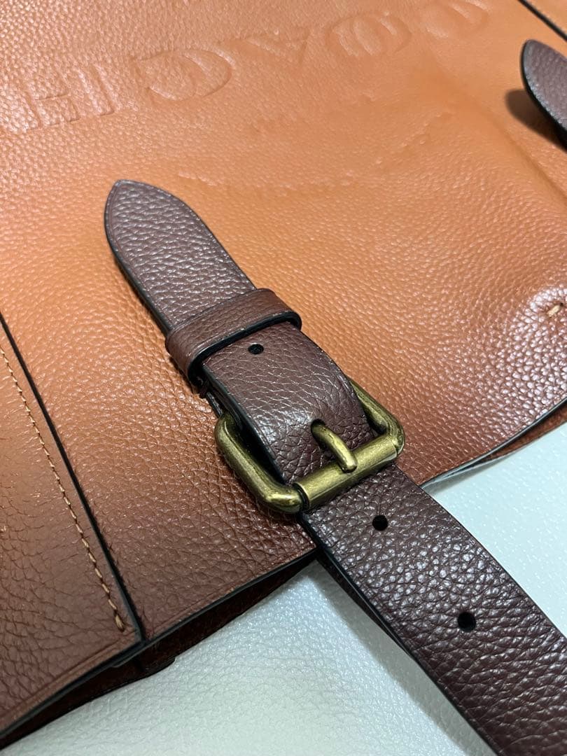 COACH ブラウン トートバッグ