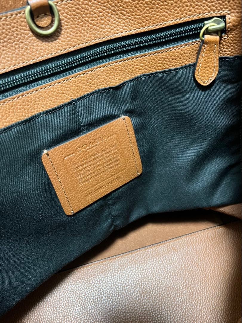 COACH ブラウン トートバッグ