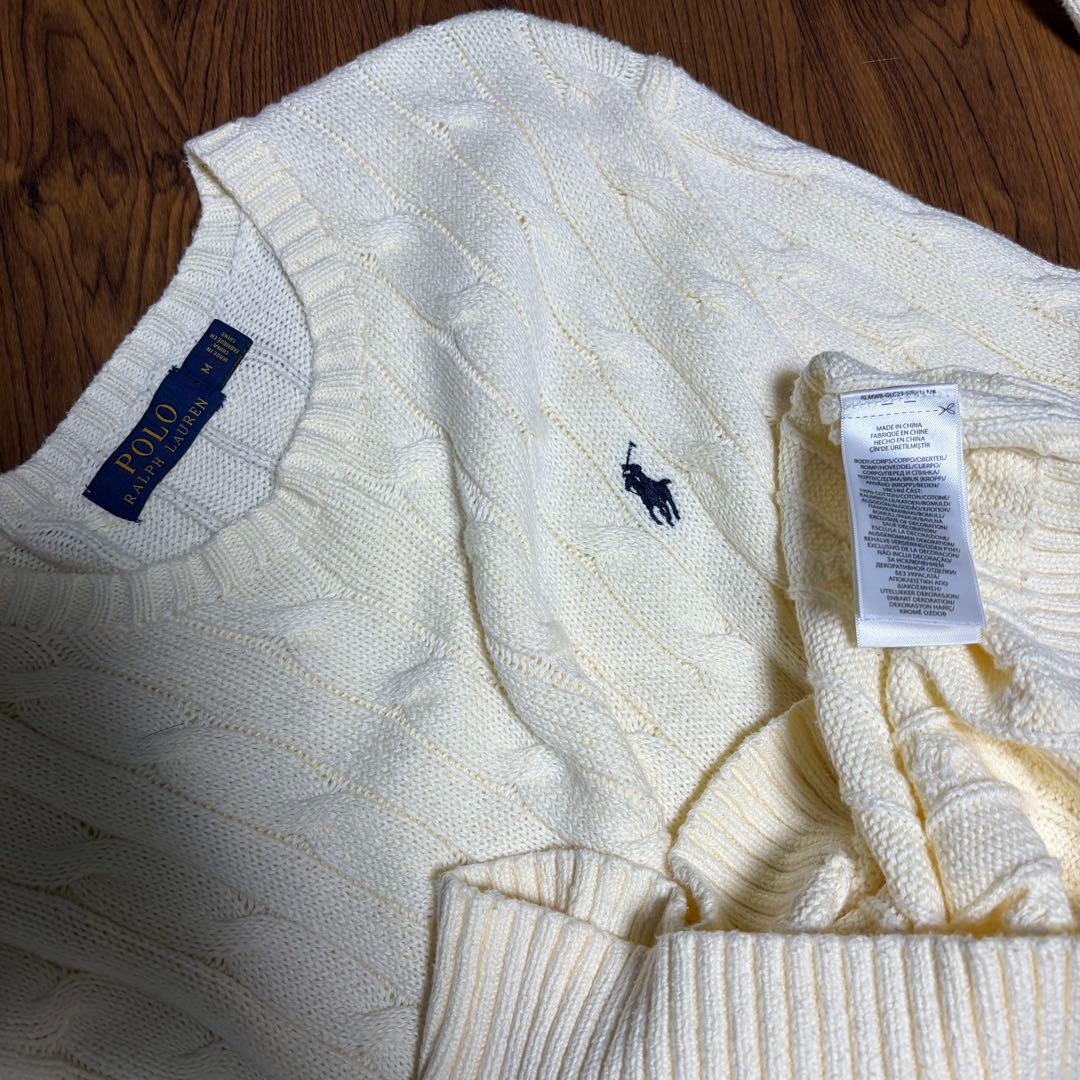 POLO RALPH LAUREN ケーブルニット　メンズ