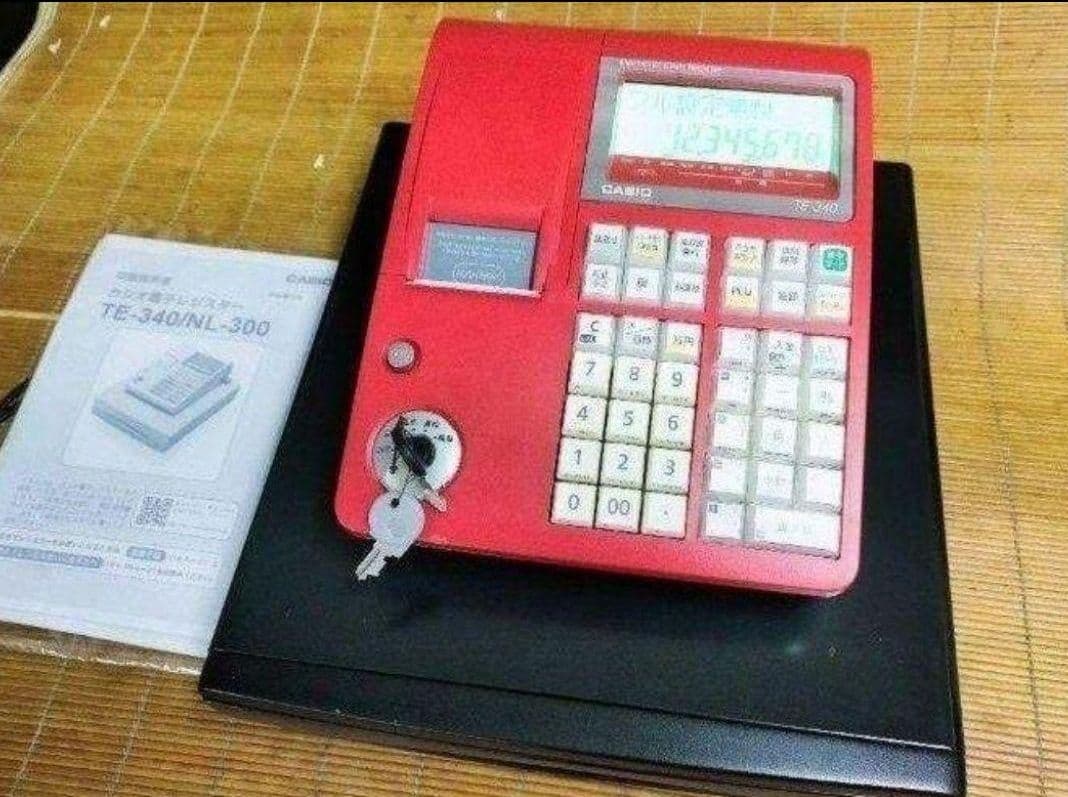 カシオレジスター　TE-340/NL300　フル設定無料　900774