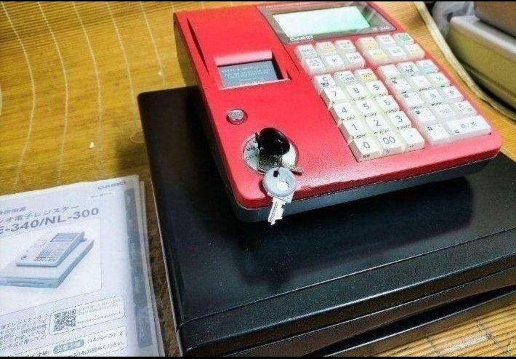 カシオレジスター　TE-340/NL300　フル設定無料　900774