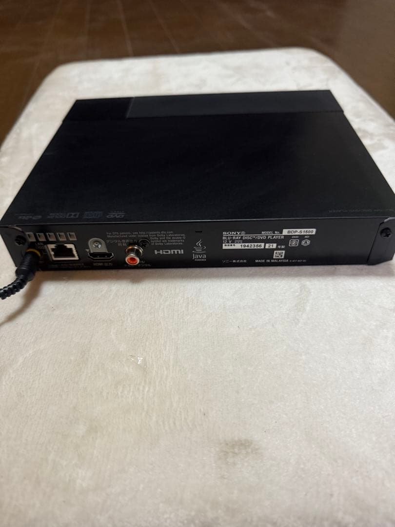 SONYブルーレイプレイヤーBDP-S1500 TOSHIBA DBP-S500