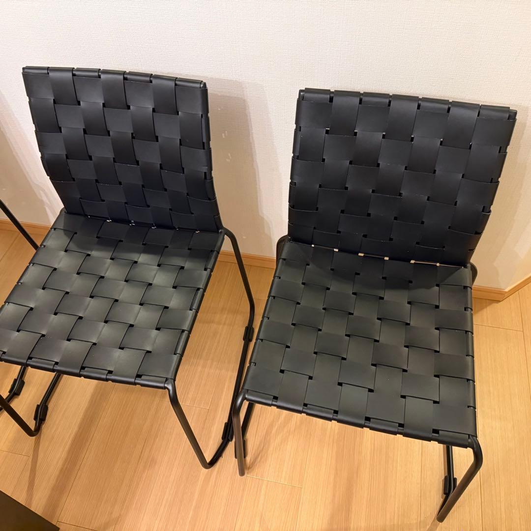 ダイニングチェア　4脚　インダストリアル　モダン　クラッシュゲート