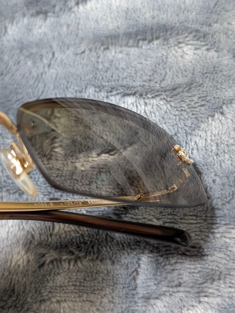 シャネル CHANEL ココマーク サングラス ラインストーン 4093-B