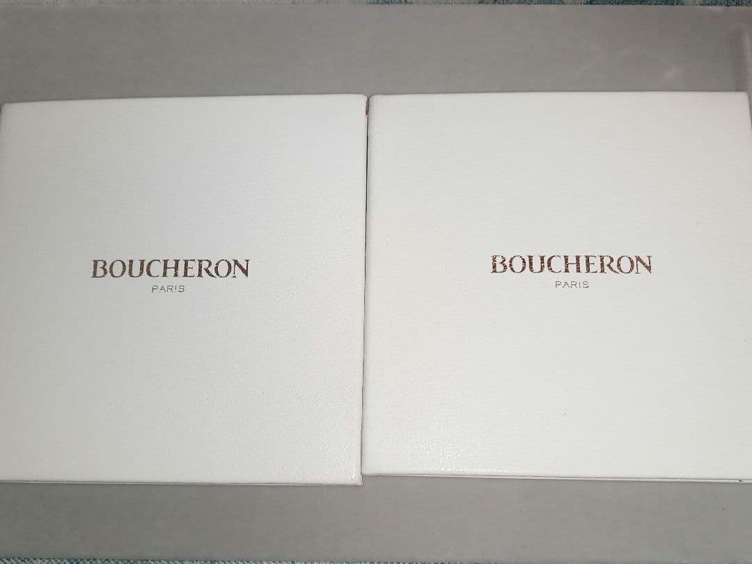 BOUCHERON キャトル グログラン クルドパリ ピアス 2点セット