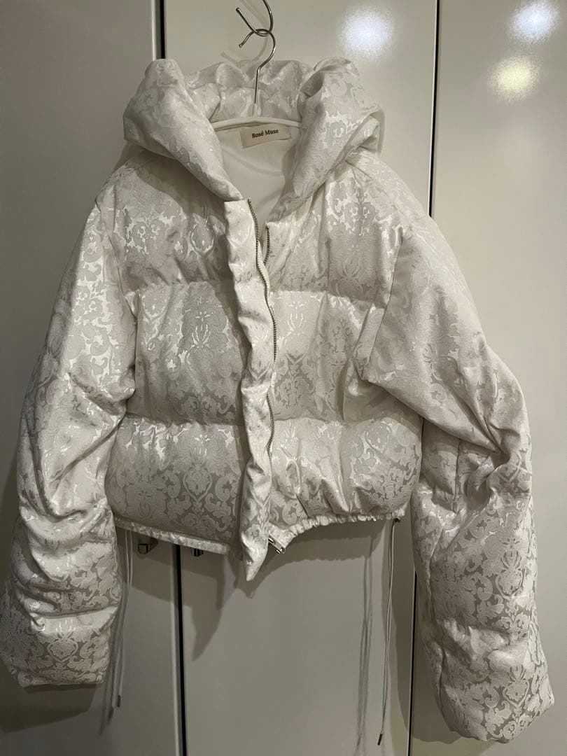 Rosé Muse ジャガード エコ ダウンジャケット