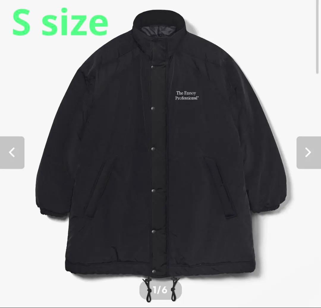 と*も様 ENNOY PADDED NYLON BENCH COAT Sサイズ