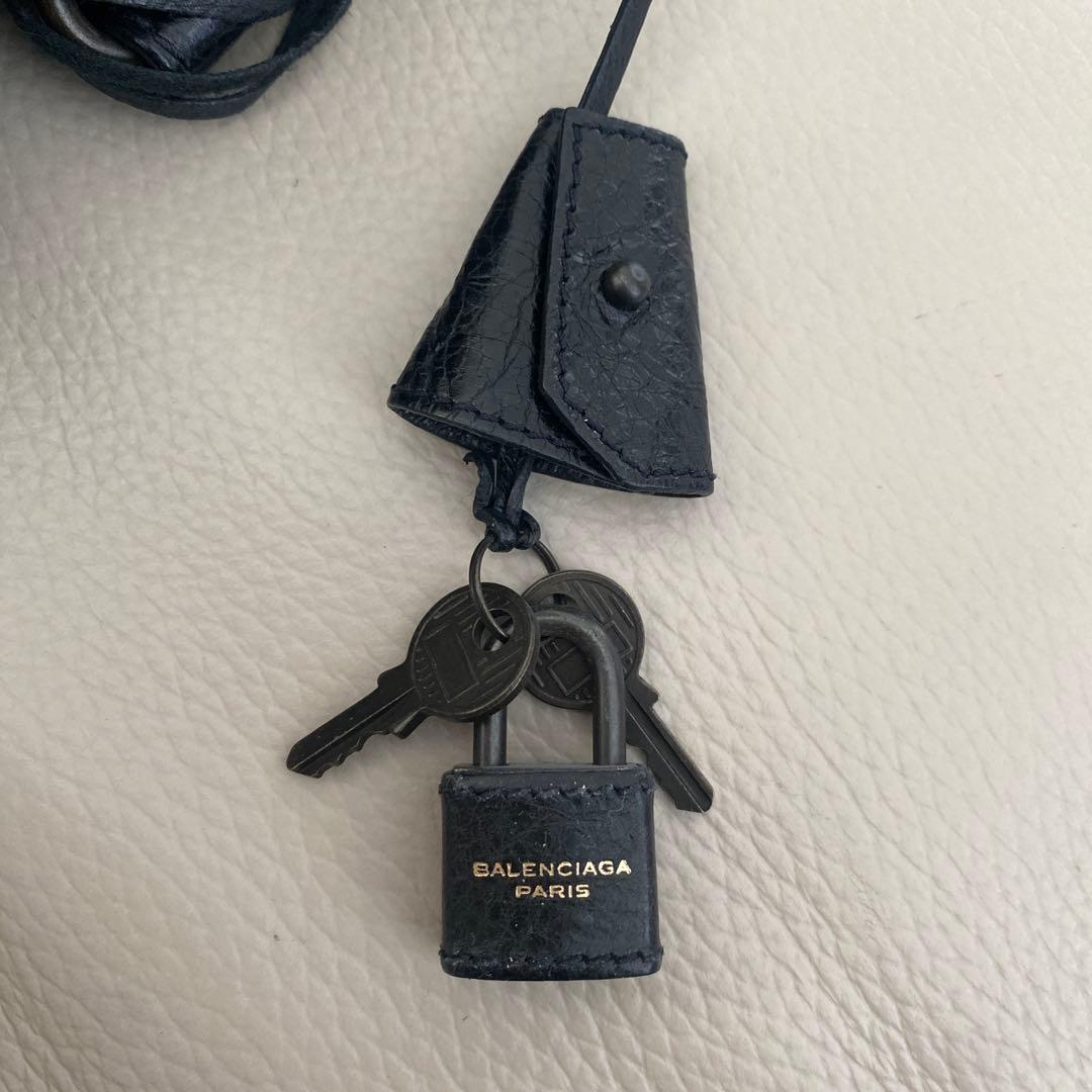 BALENCIAGA バレンシアガ レザ 2WAY ボストンバッグ ハンドバッグ