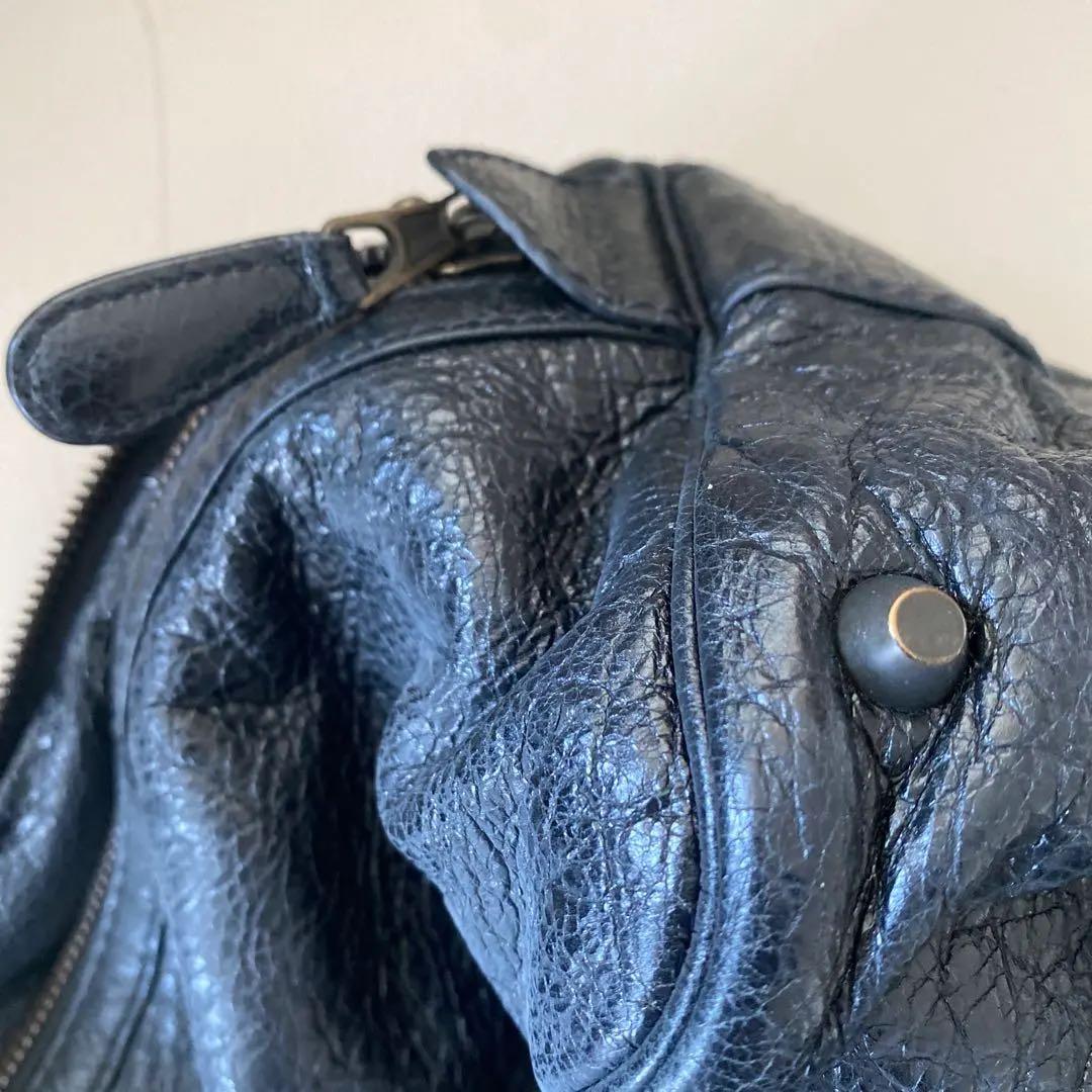 BALENCIAGA バレンシアガ レザ 2WAY ボストンバッグ ハンドバッグ