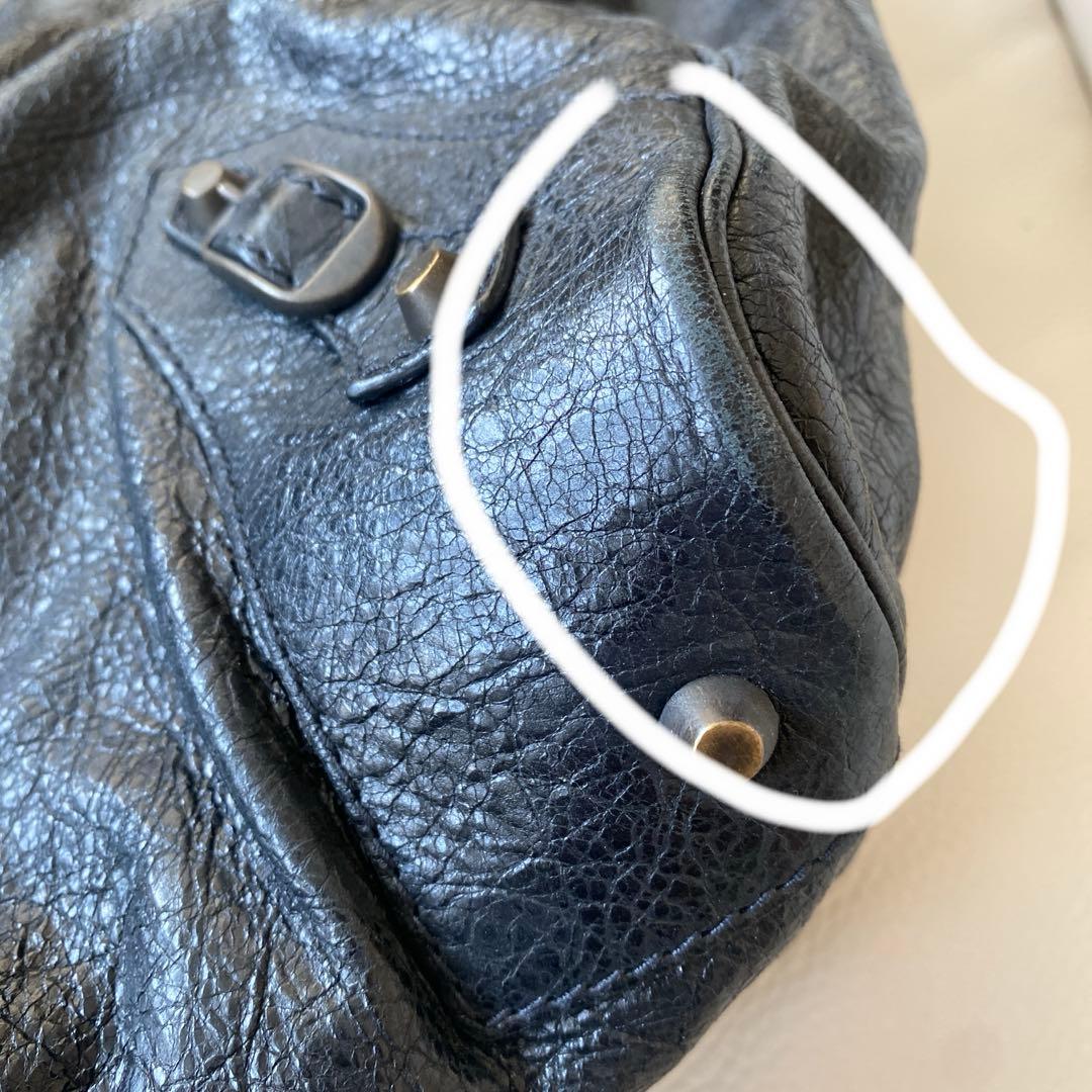 BALENCIAGA バレンシアガ レザ 2WAY ボストンバッグ ハンドバッグ