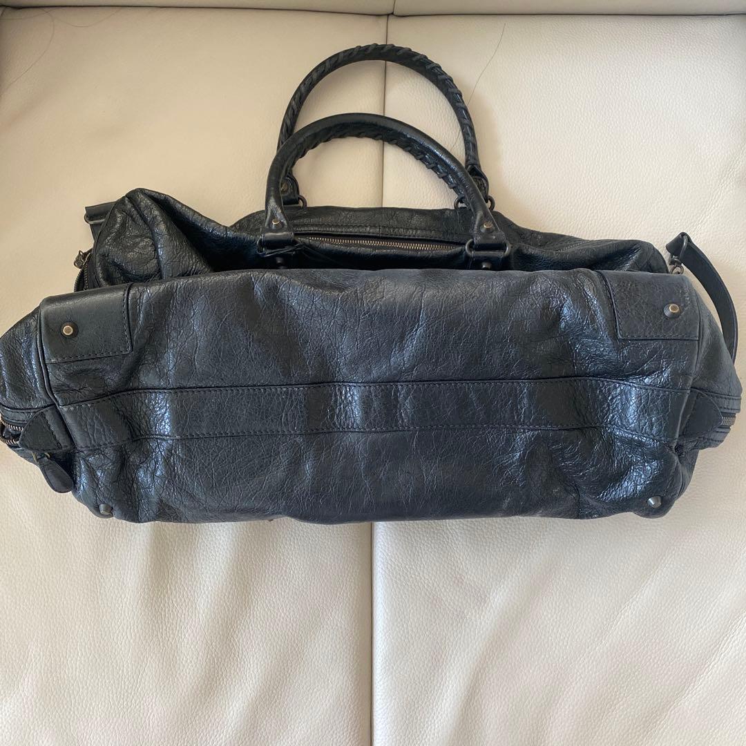 BALENCIAGA バレンシアガ レザ 2WAY ボストンバッグ ハンドバッグ