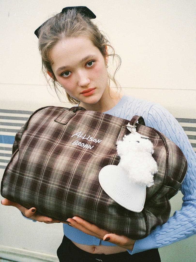 新品未使用　大人気予約販売アリソンブラウン　ホリデーキャンバストートバッグ紗栄子