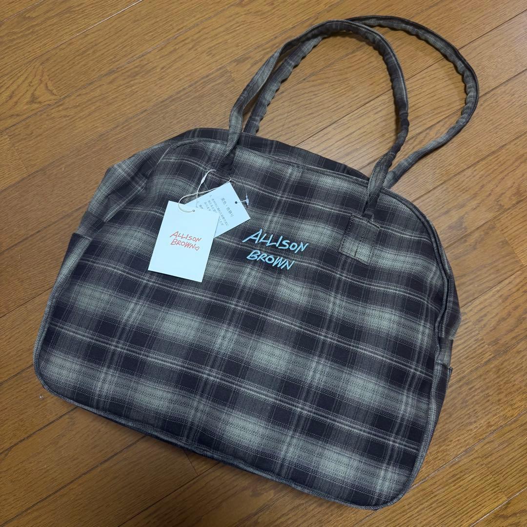 新品未使用　大人気予約販売アリソンブラウン　ホリデーキャンバストートバッグ紗栄子