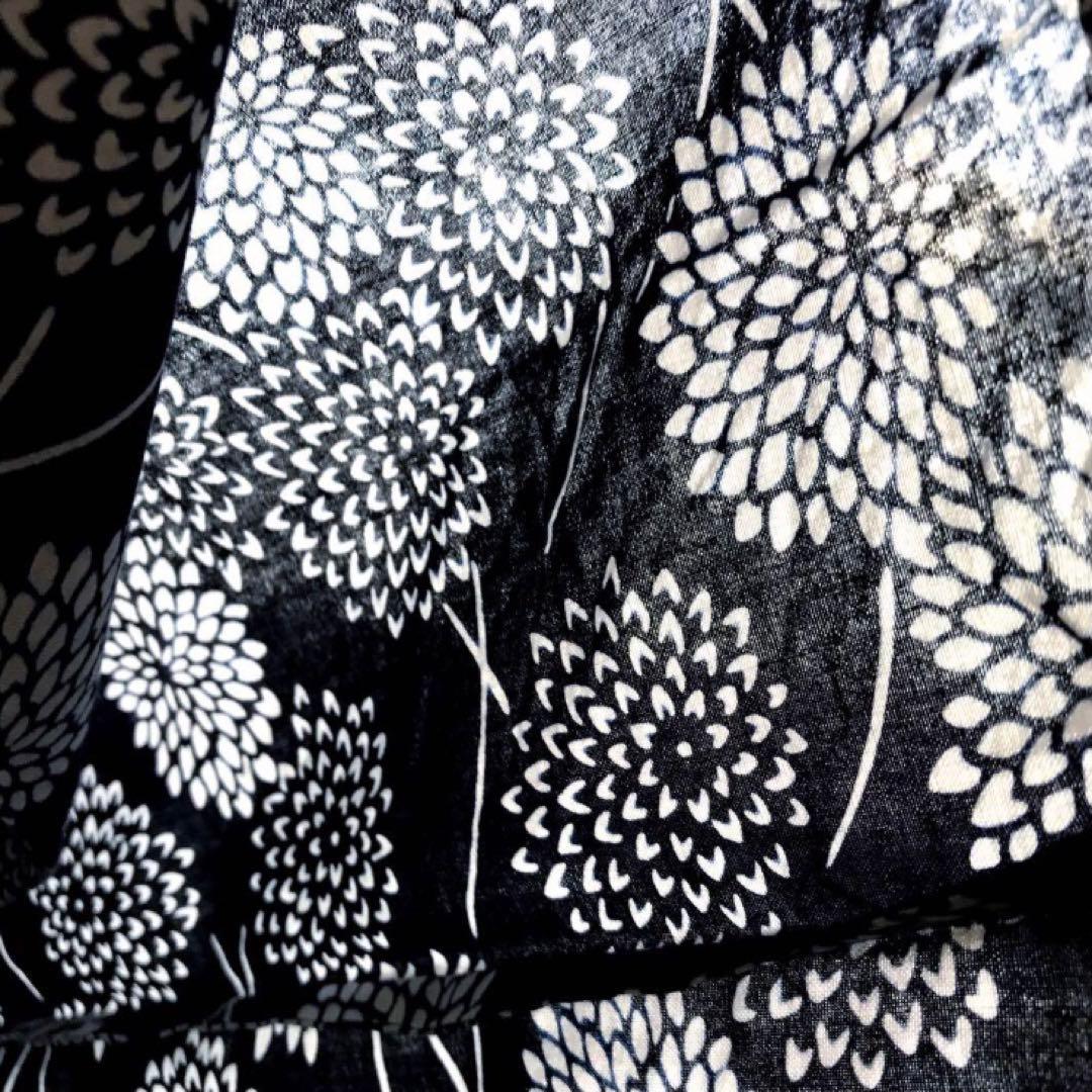 ご提案価格にてご案内です　浴衣 本染め 大菊 露芝 レトロモダン 高級浴衣 木綿