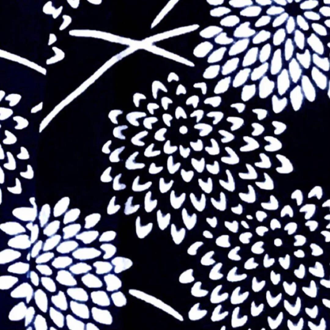 ご提案価格にてご案内です　浴衣 本染め 大菊 露芝 レトロモダン 高級浴衣 木綿