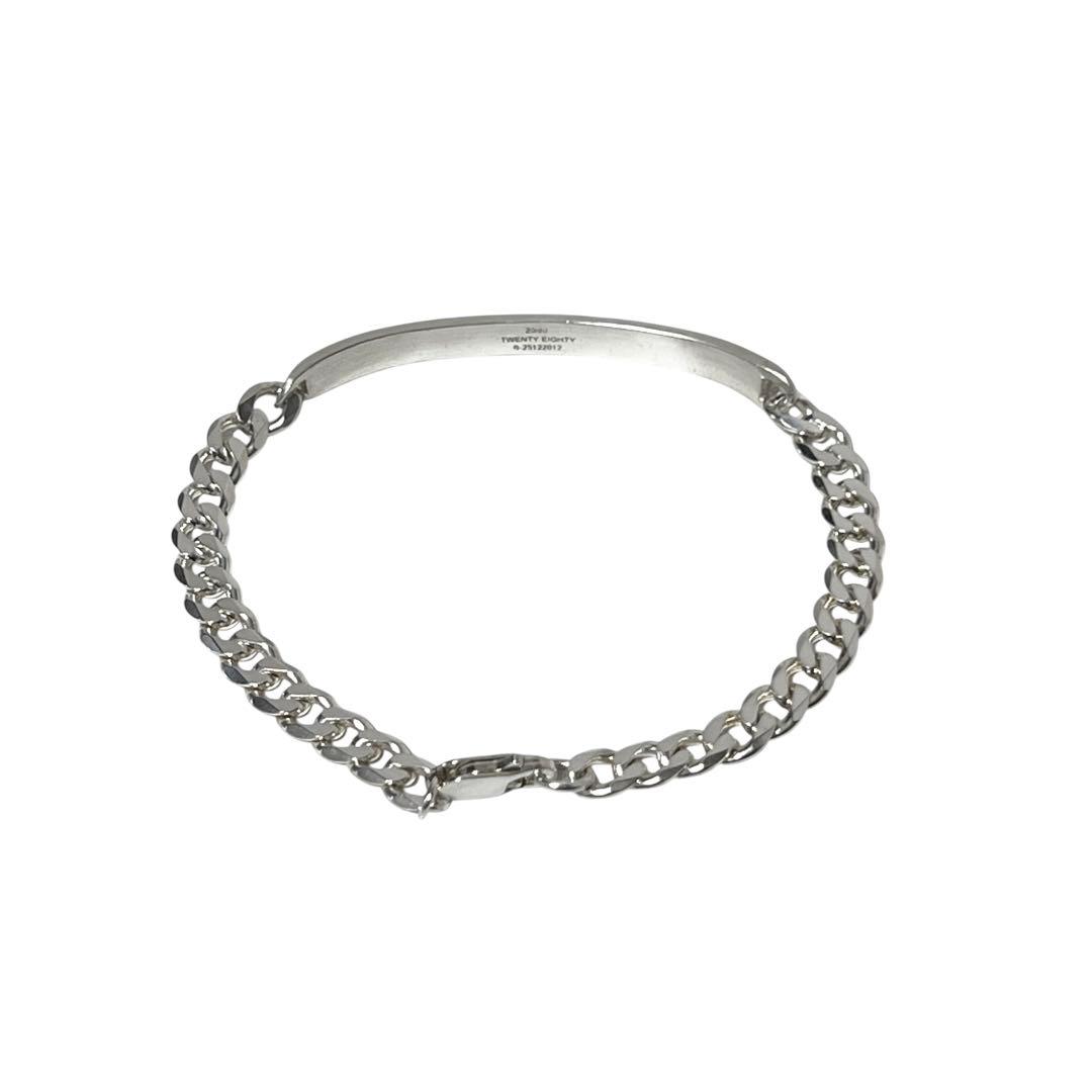 20/80 STERLING ID ブレスレット シルバー925 サイズ2 美品