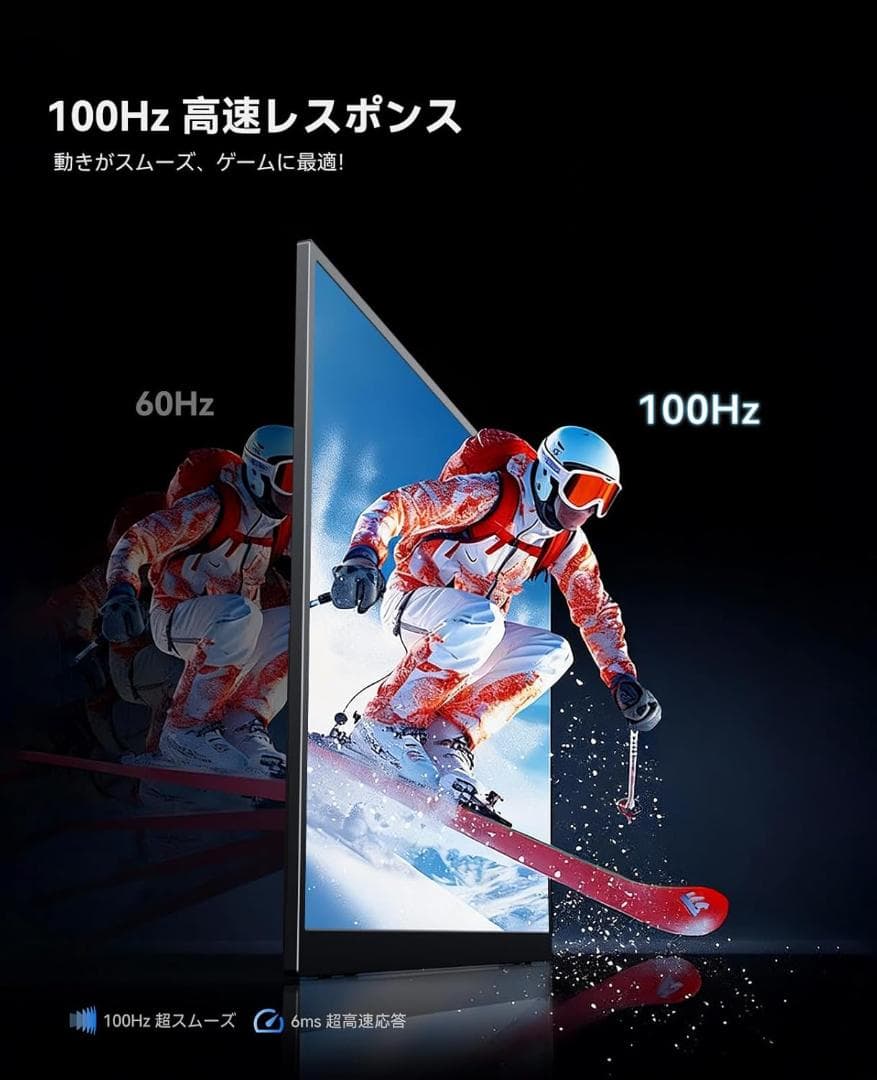 モバイルディスプレイ 21.5インチ 1920×1080 100Hz VESA