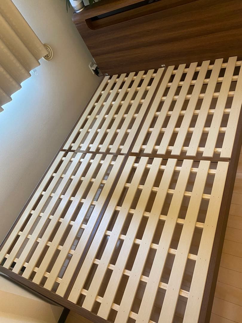 ニトリ　ダブルベット　フレーム＆マッマレスセット