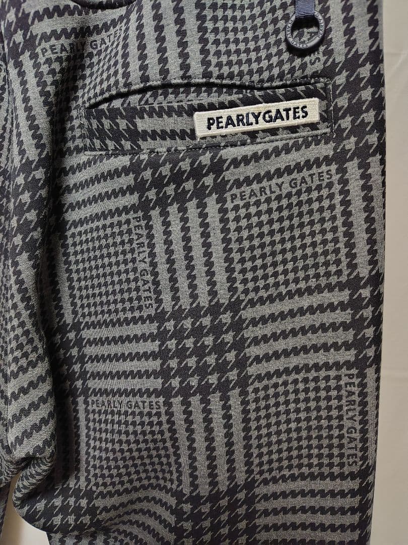 PEARLY GATES 　ジップアップチェック柄上下セット