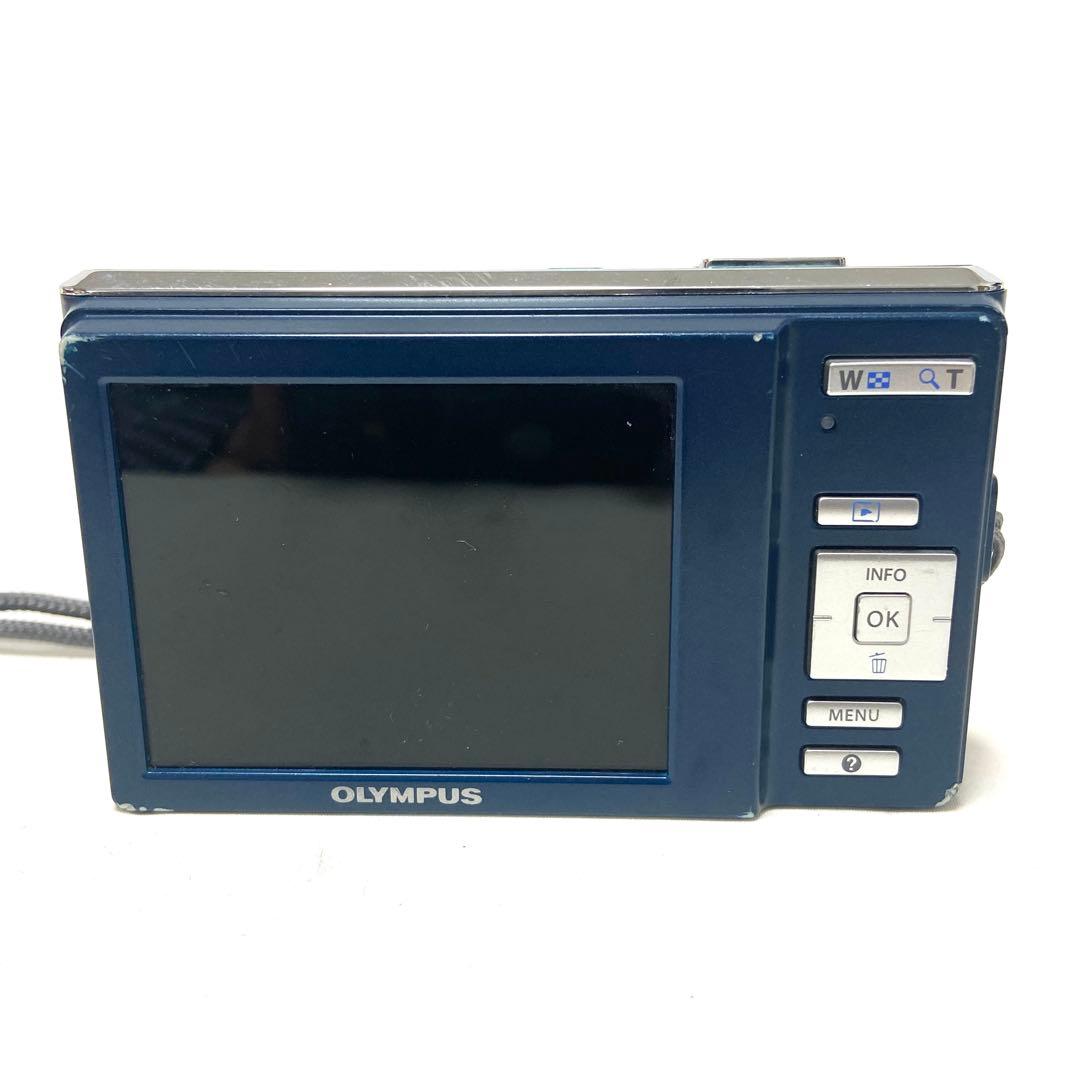 OLYMPUS FE-4020 ライトブルー コンパクトデジタルカメラ
