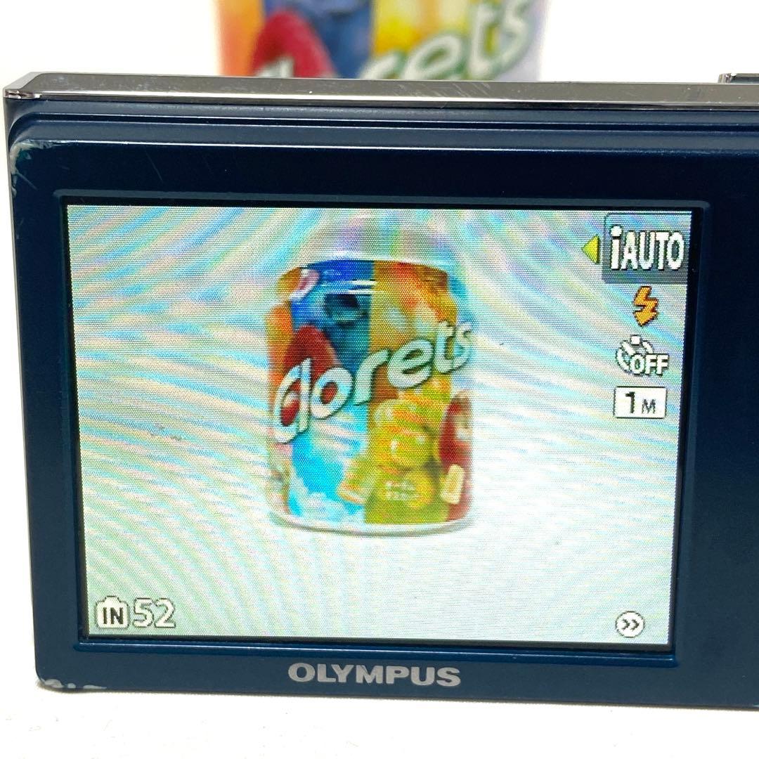 OLYMPUS FE-4020 ライトブルー コンパクトデジタルカメラ