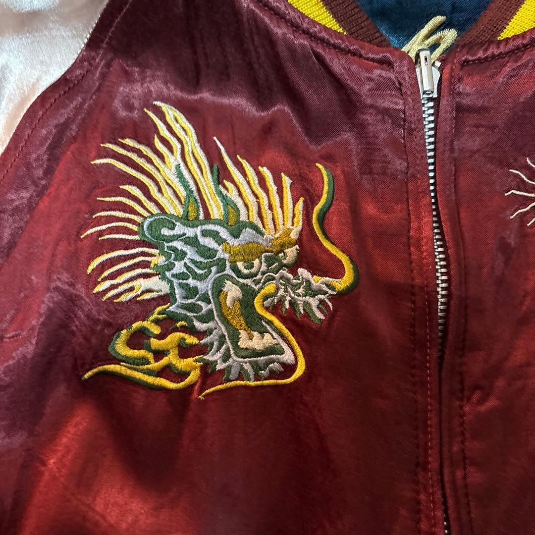 HOUSTON ヒューストン スカジャン リバーシブル 虎 龍 5783