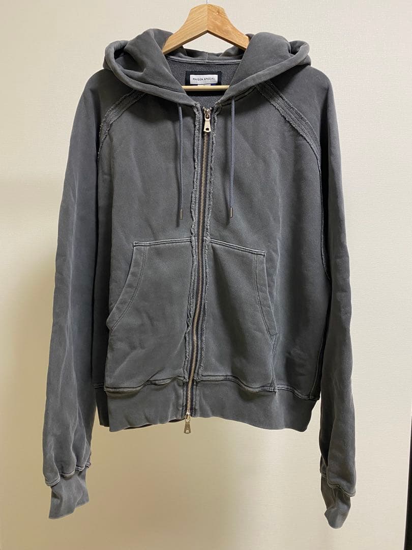 メゾンスペシャル 久遠別注 プライムオーバーラグランスリーブパーカー