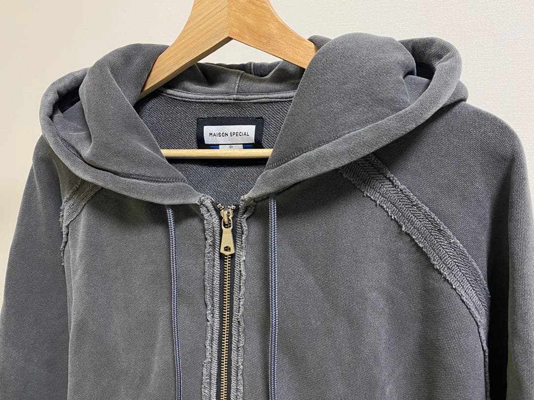 メゾンスペシャル 久遠別注 プライムオーバーラグランスリーブパーカー