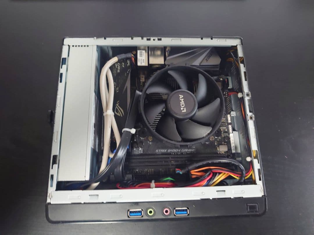 自作PC Ryzen5 2400G+ROG STRIXB450-I GAMING