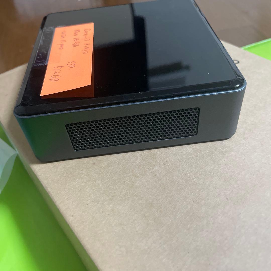 ミニPC NUC8i3BEK 16GB RAM SSD 512GB Win11pro