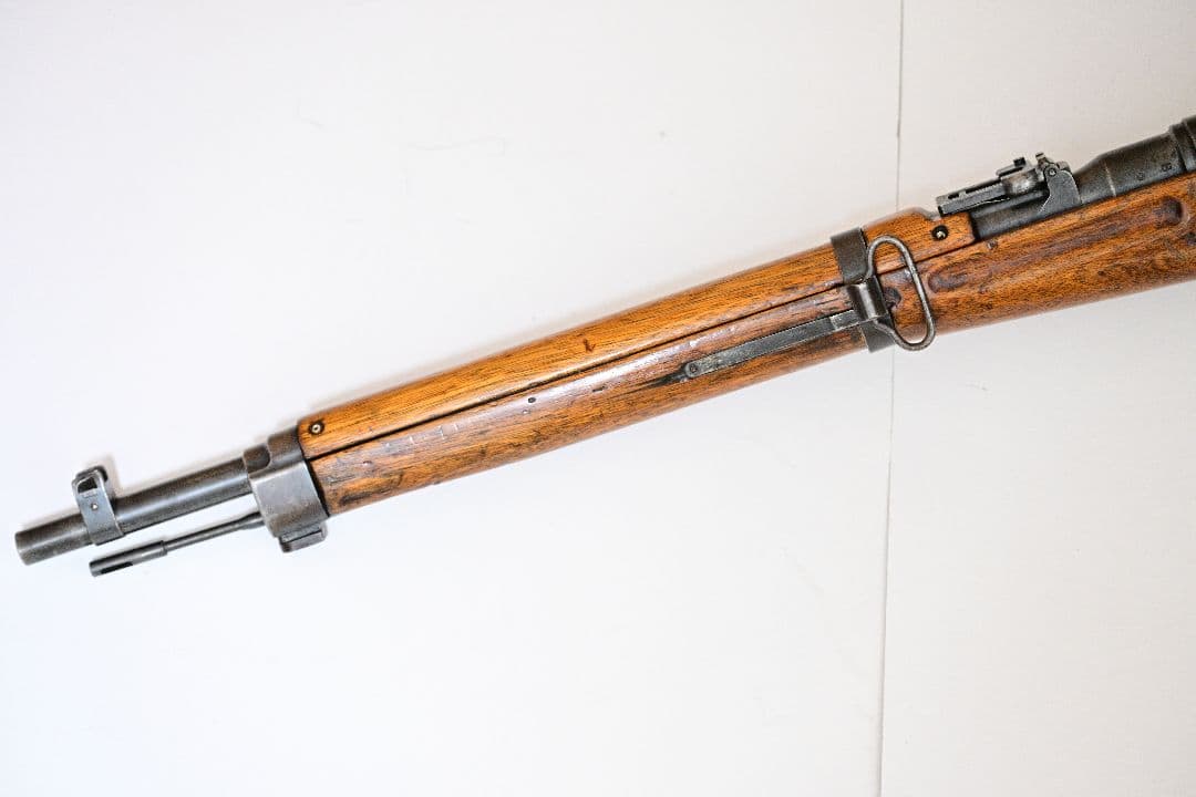 無可動　美術品　三八式騎兵　ボルトアクション　木製ストック　日本軍　将校　陸軍