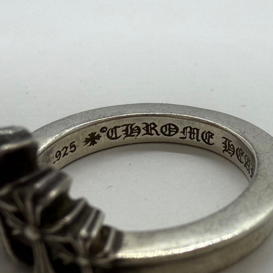 クロムハーツ　クラウンCHクロスリング　18号