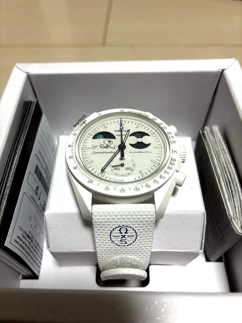 Swatch OMEGA Snoopy BIOCERAMIC Moon 新品　L