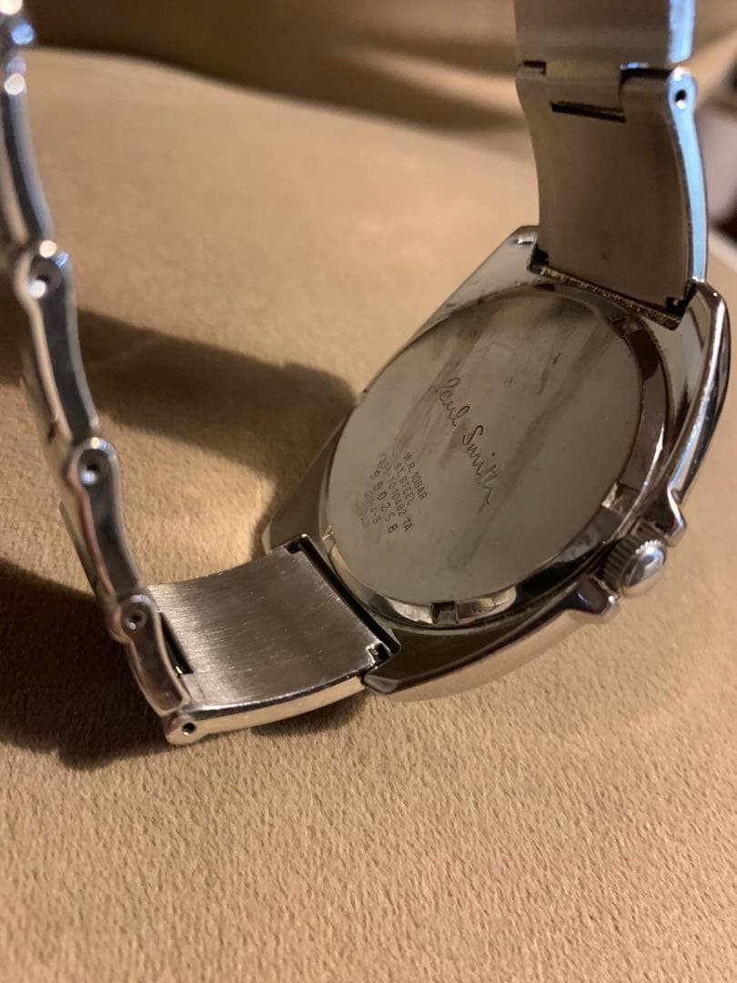 Paul Smith シルバー アナログ時計.