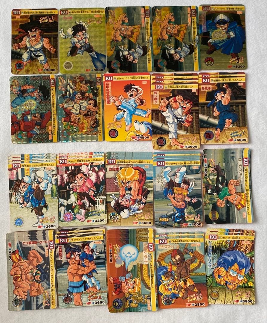 ストリートファイターⅡ ZERO2 コンプリートセットカードダス　CAPCOM