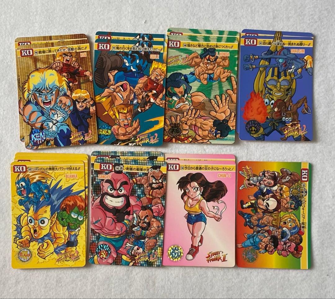 ストリートファイターⅡ ZERO2 コンプリートセットカードダス　CAPCOM