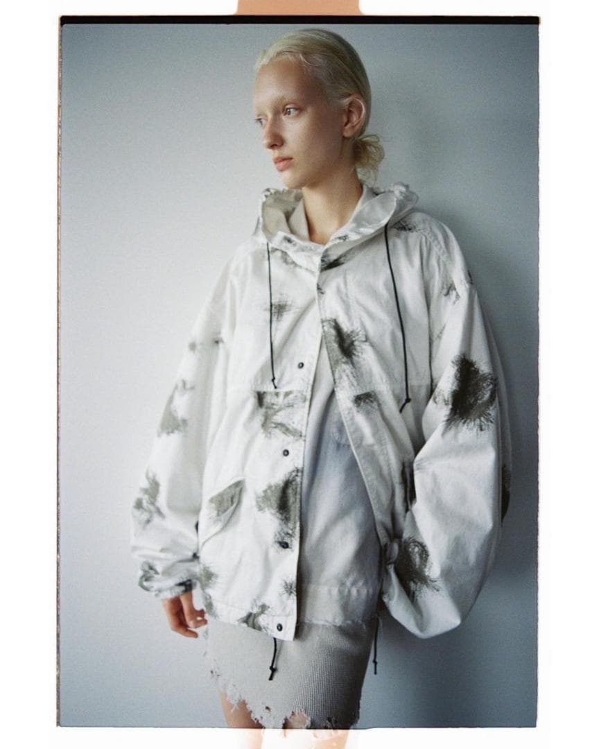 ancellmアンセルム　CAMO HOODIE JACKET