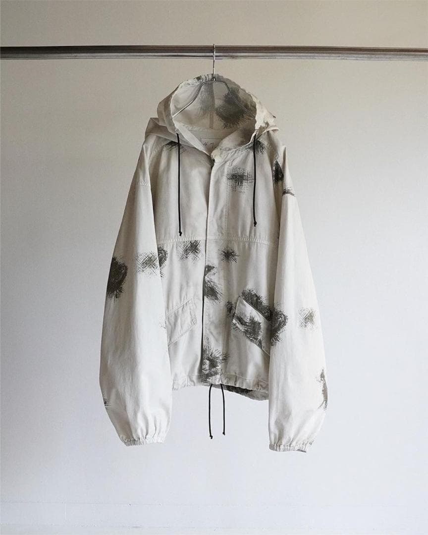 ancellmアンセルム　CAMO HOODIE JACKET