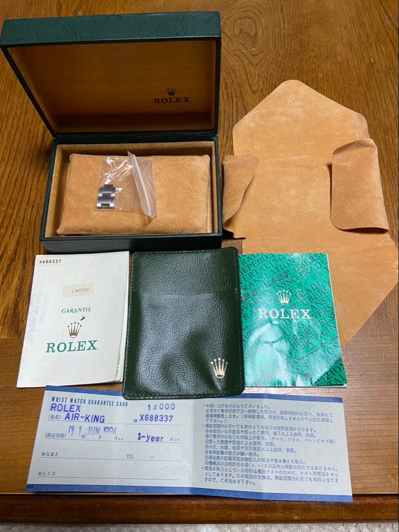 ロレックス　空箱