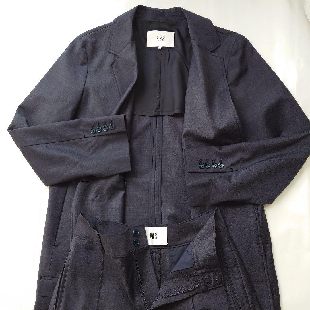 『RAY BEAMS 』レイビームス　セットアップ 　紺ブレ・ワイドパンツ