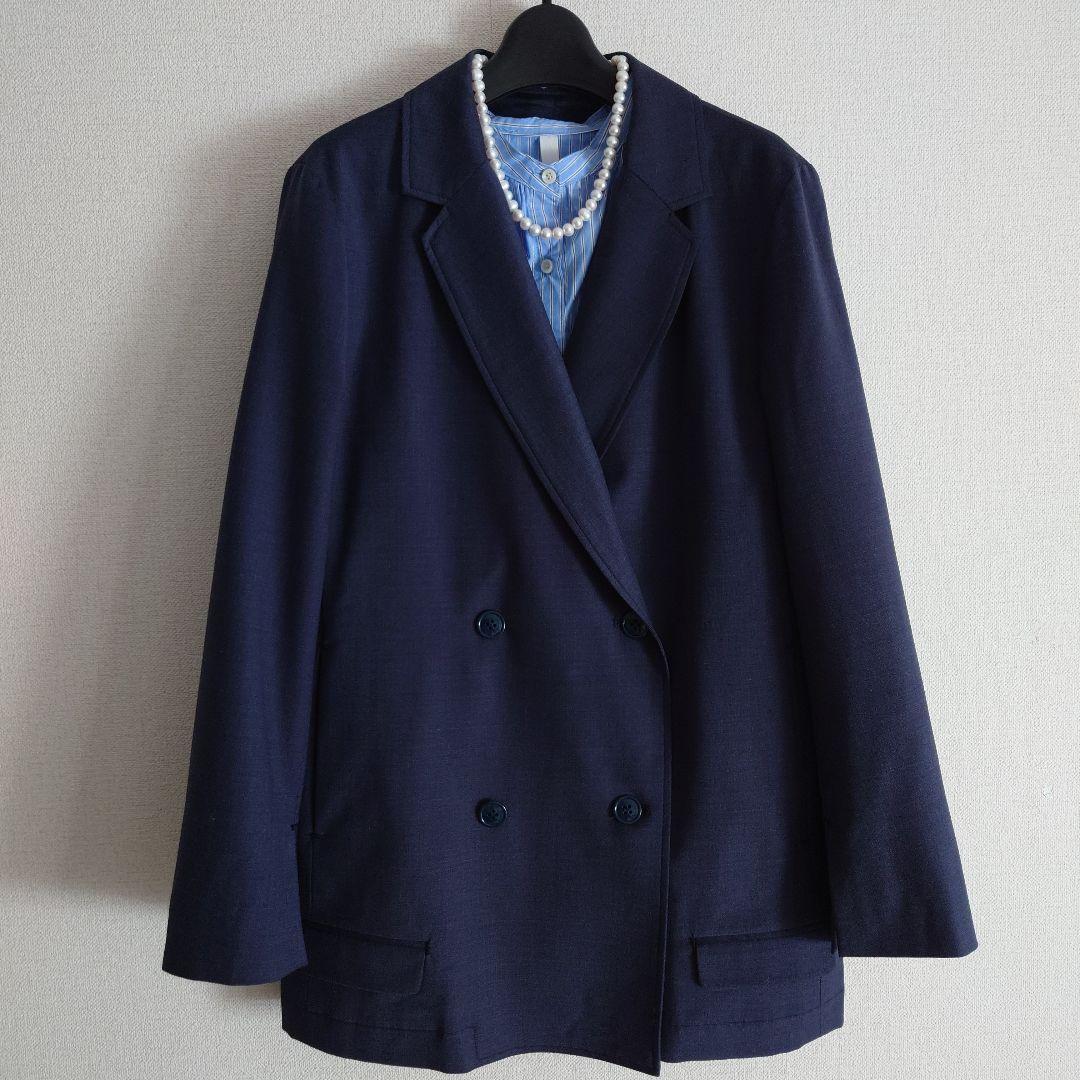 『RAY BEAMS 』レイビームス　セットアップ 　紺ブレ・ワイドパンツ