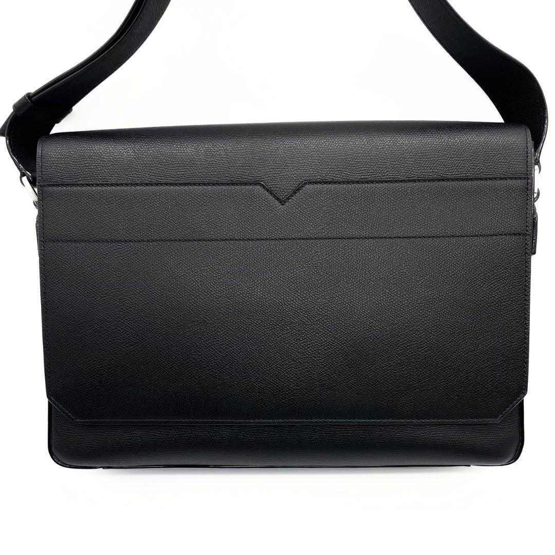 【ももいろの桜　様】Valextra ヴァレクストラ　メッセンジャーバッグ　黒