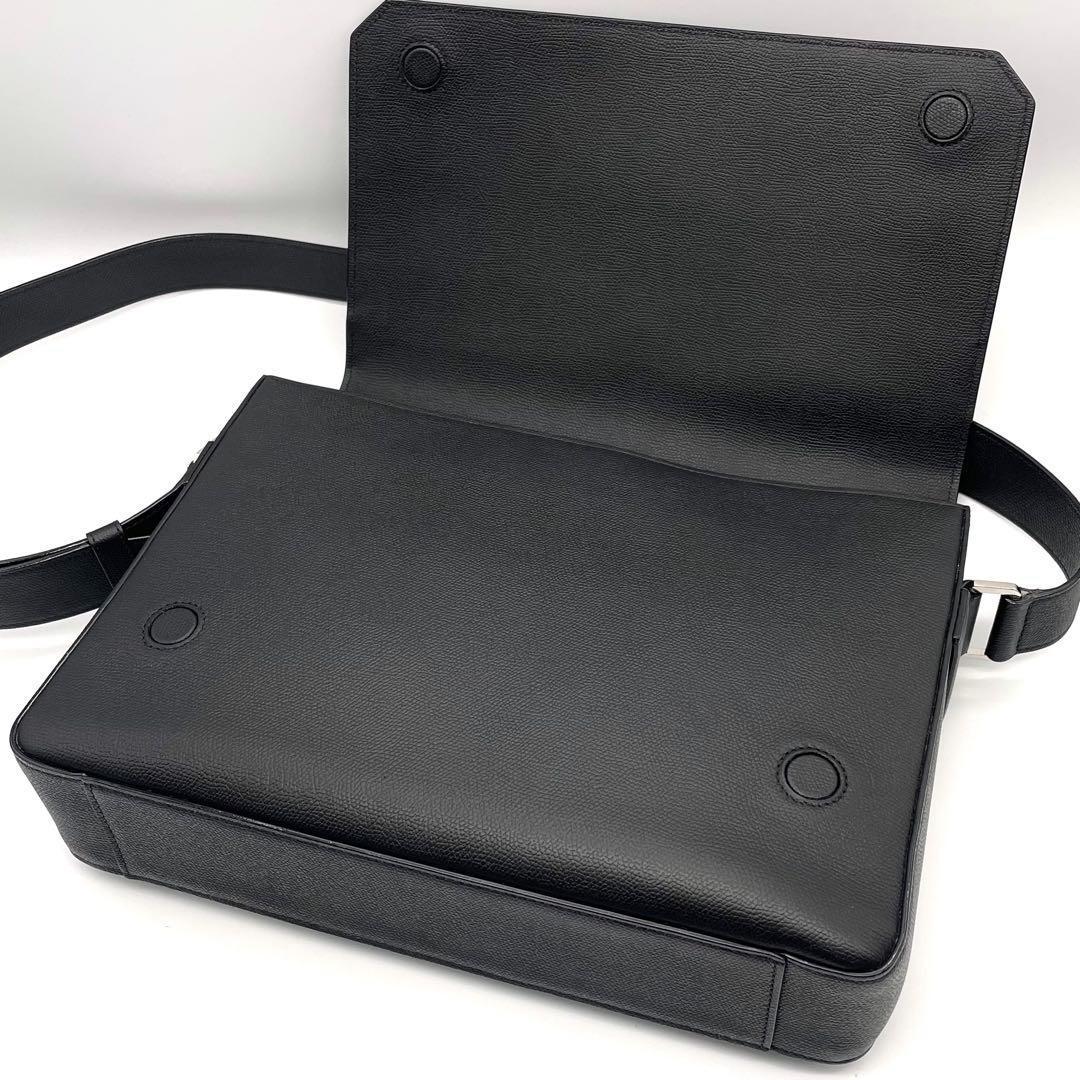 【ももいろの桜　様】Valextra ヴァレクストラ　メッセンジャーバッグ　黒