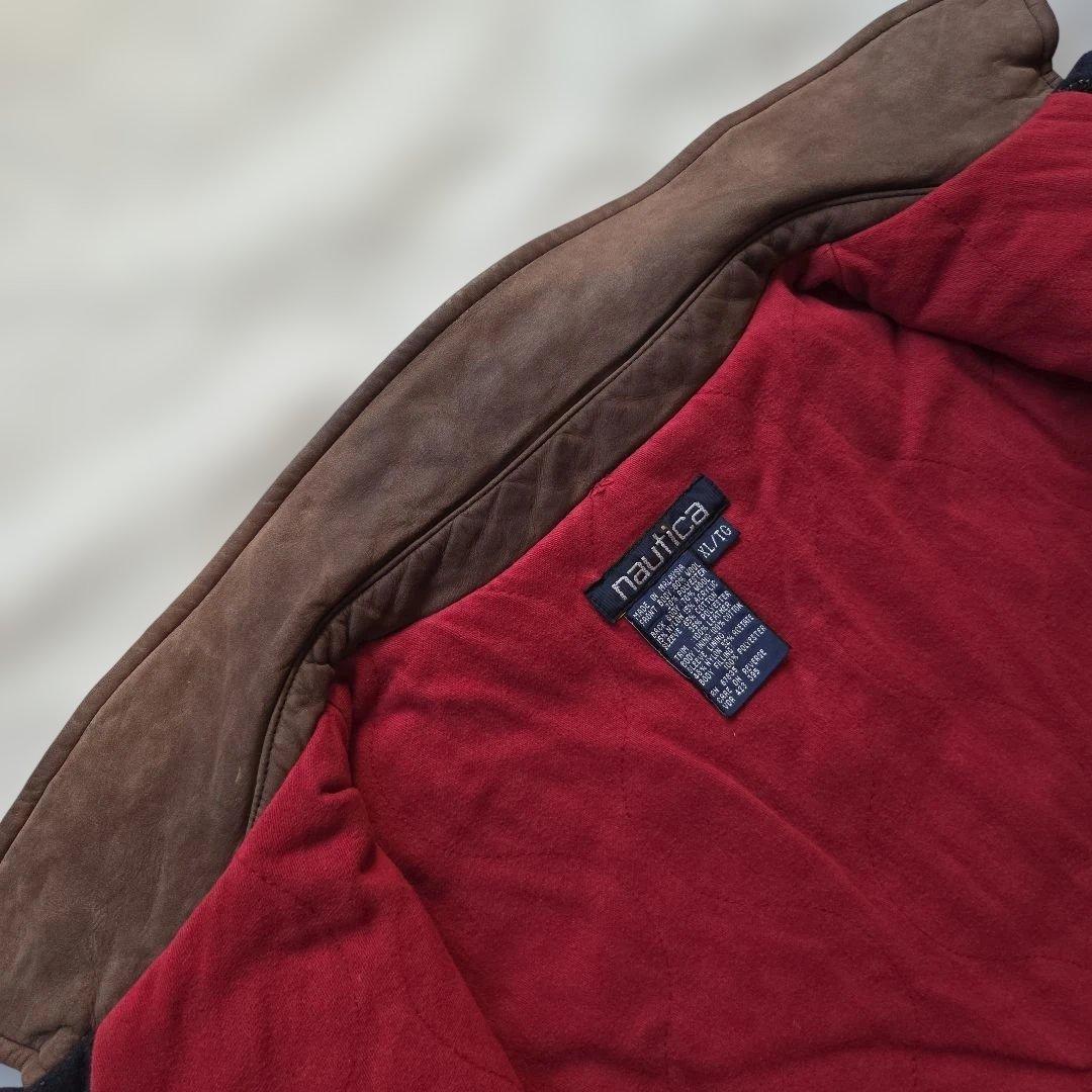 【クレイジーパターン】90s ノーティカ Nautica ウールジャケットold