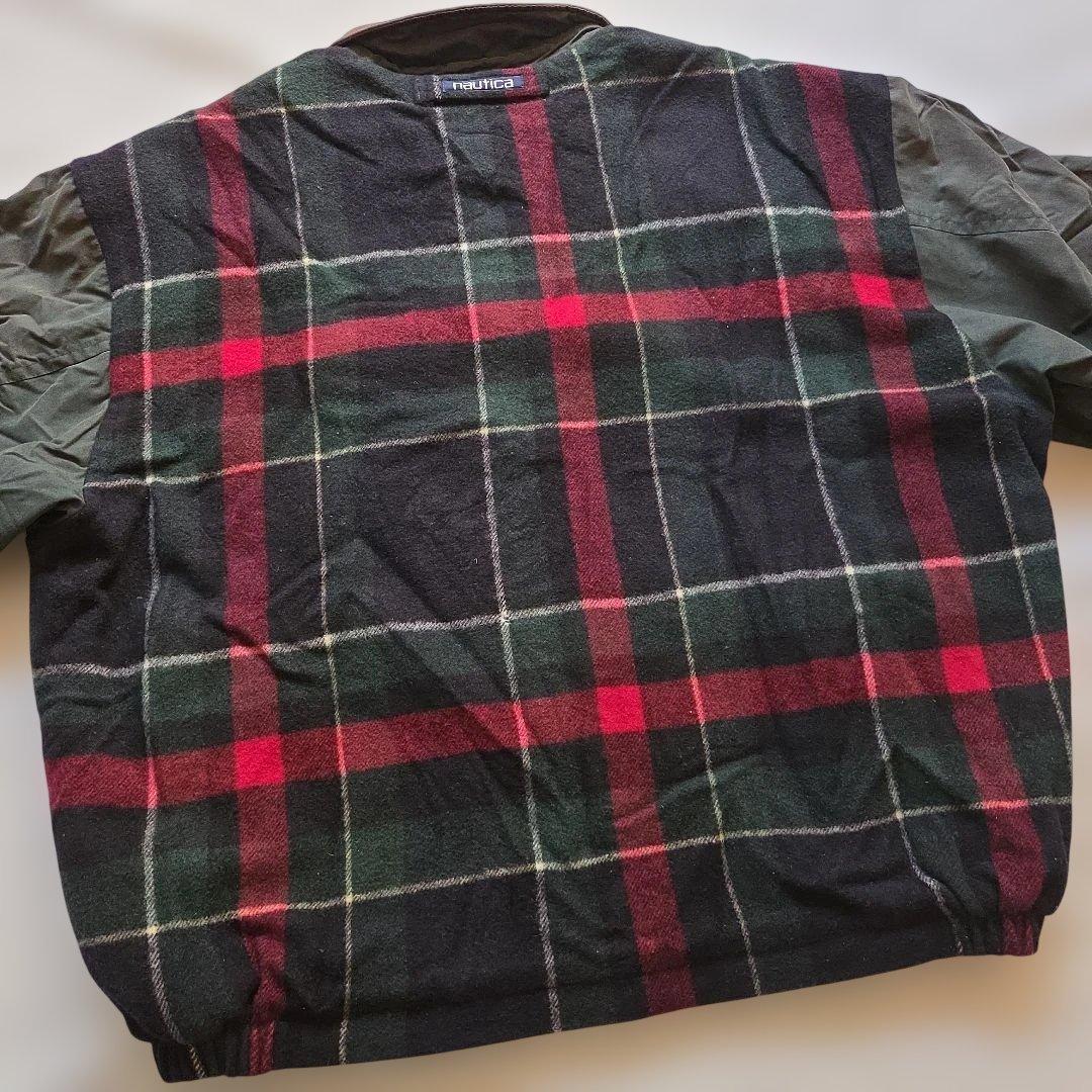 【クレイジーパターン】90s ノーティカ Nautica ウールジャケットold