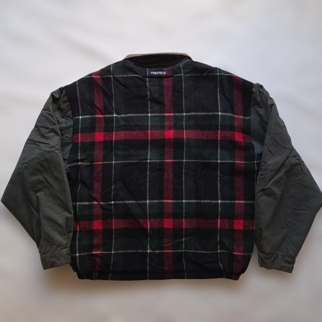 【クレイジーパターン】90s ノーティカ Nautica ウールジャケットold